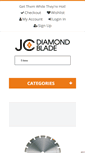 Mobile Screenshot of jcdiamondblades.com